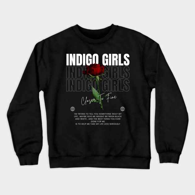 Indigo Girls // Flower Crewneck Sweatshirt by TOY MACHINE 